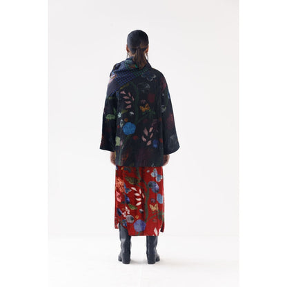 YAVI Margo Ethnic Jacket - Black