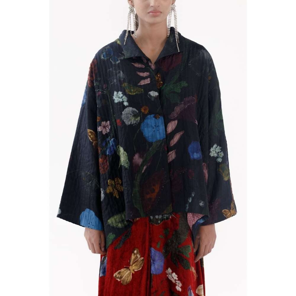 YAVI Margo Ethnic Jacket - Black