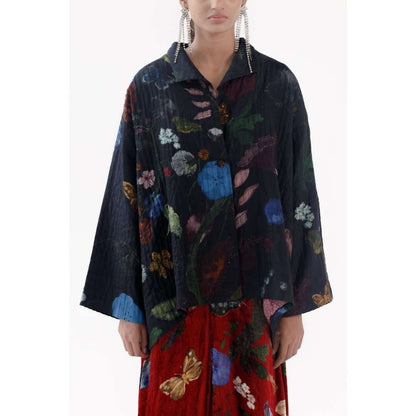 YAVI Margo Ethnic Jacket - Black