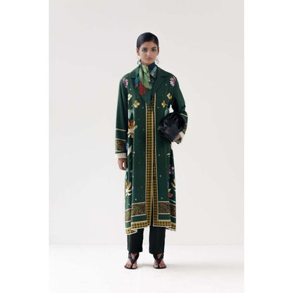 YAVI Charlotte Ethnic Jacket - Green