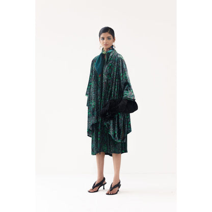 YAVI Stella Ethnic Jacket - Green