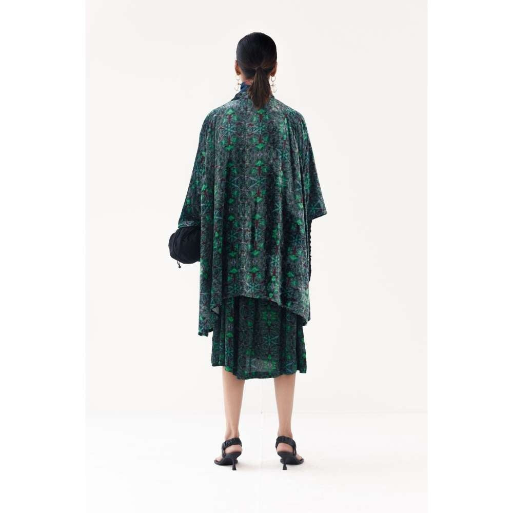 YAVI Stella Ethnic Jacket - Green