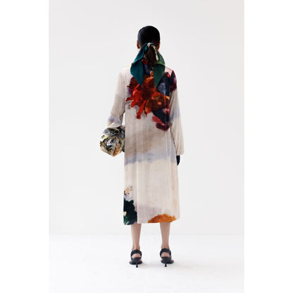 YAVI Lara Midi Dress - Multi-Color