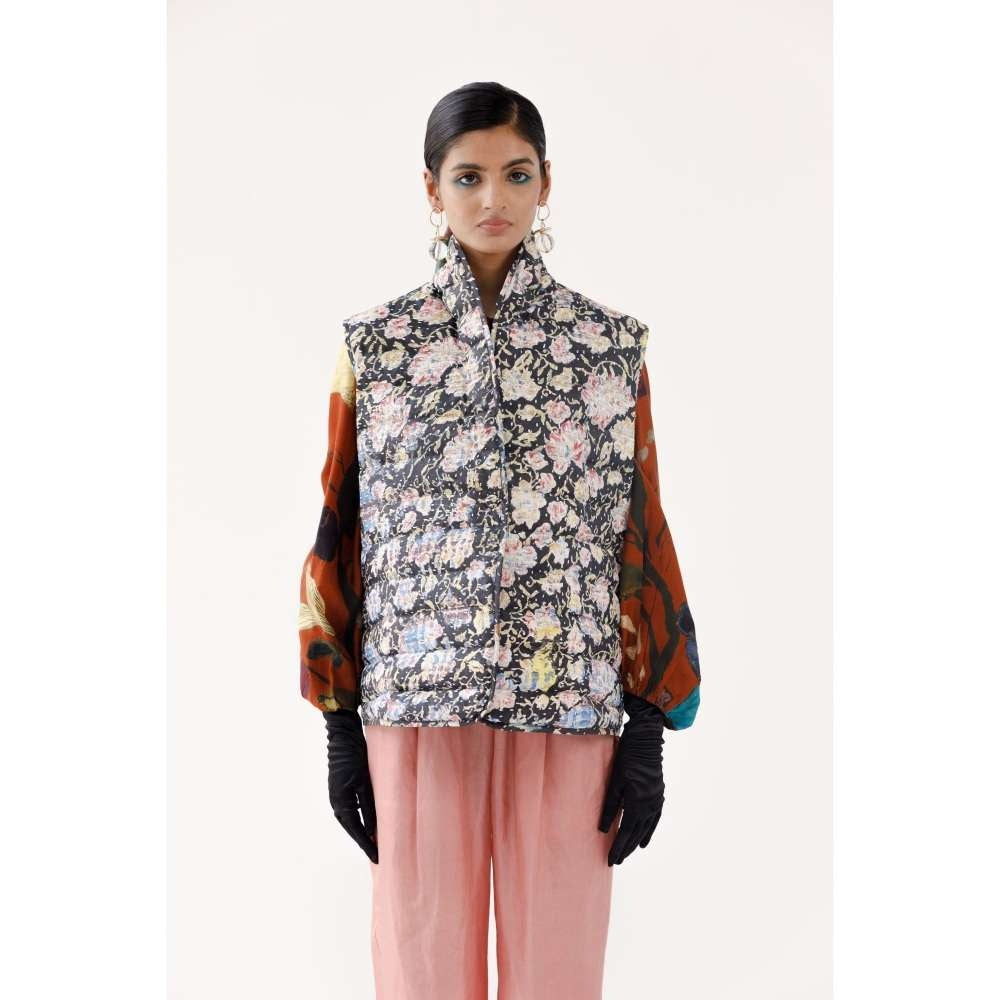 YAVI Jasmine Ethnic Jacket - Black