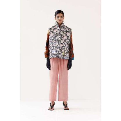 YAVI Jasmine Ethnic Jacket - Black