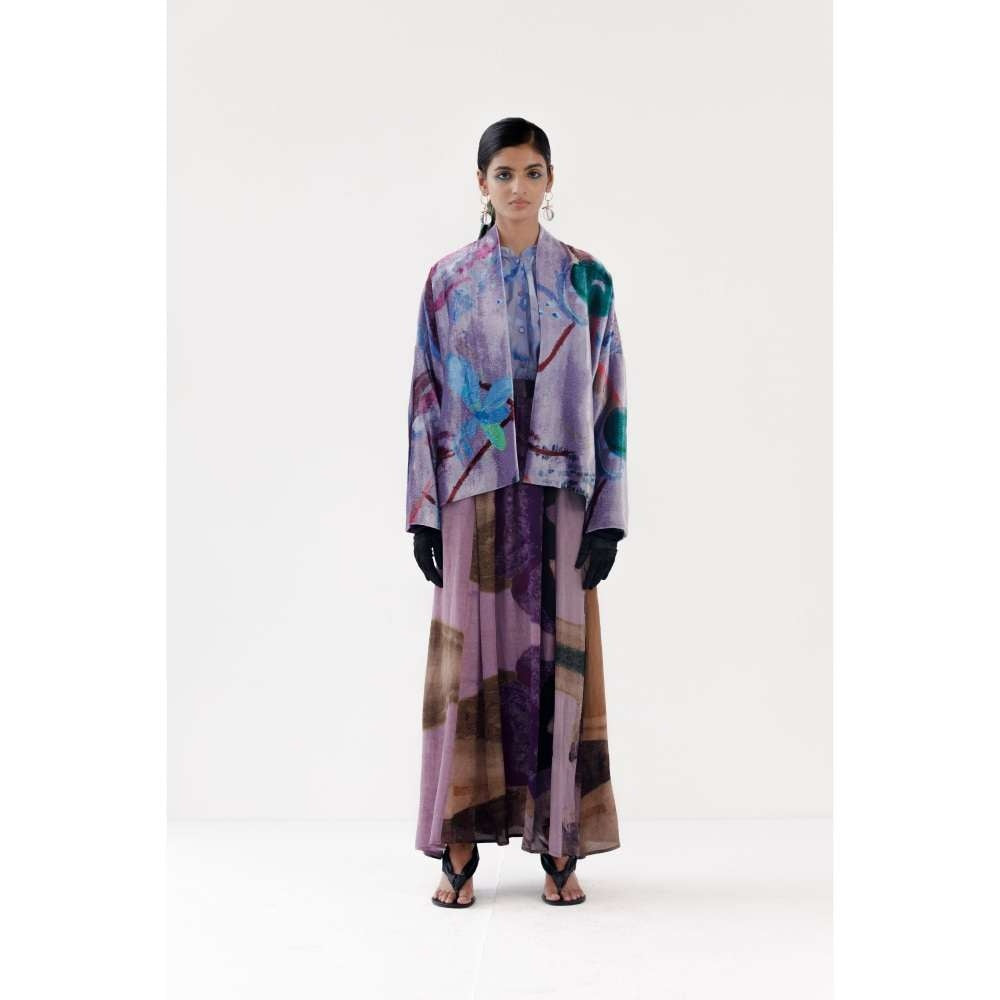 YAVI Ada Ethnic Jacket - Lavender