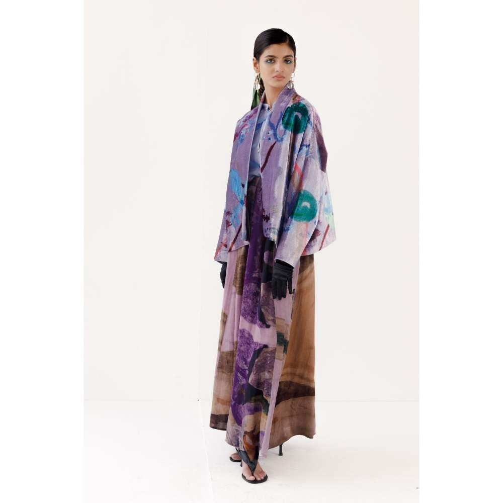 YAVI Ada Ethnic Jacket - Lavender