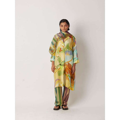 YAVI Women's Labile Printed Multi-Color Kurta
