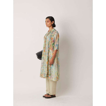 YAVI Women's Inyro Floral & Printed Multi-Color Kurta