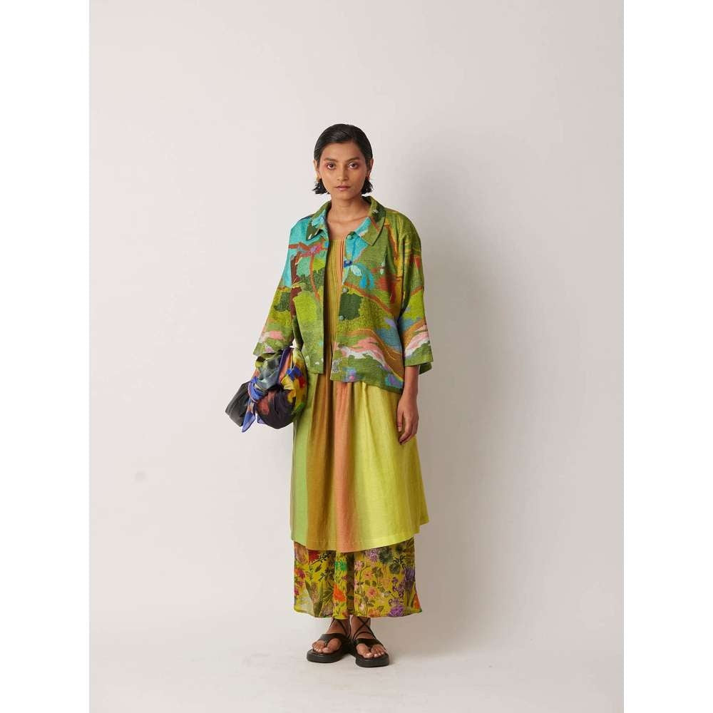 YAVI Women's Barten Printed Multi-Color Jacket