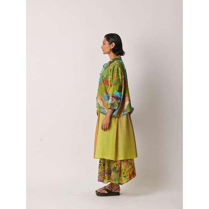 YAVI Women's Barten Printed Multi-Color Jacket