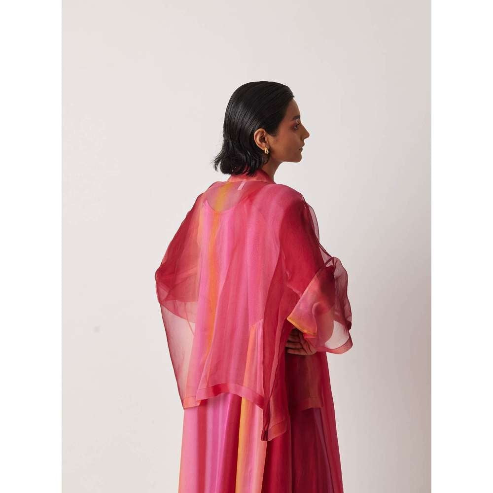 YAVI Women's Cheril Solid Pink Jacket