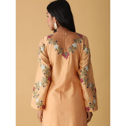 Zeefaa Sundowner Chanderi Nude Pallete Set (3 Pcs)