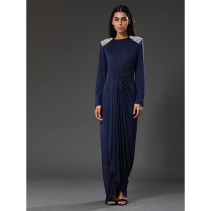 Zeefaa Moon Drape Dress