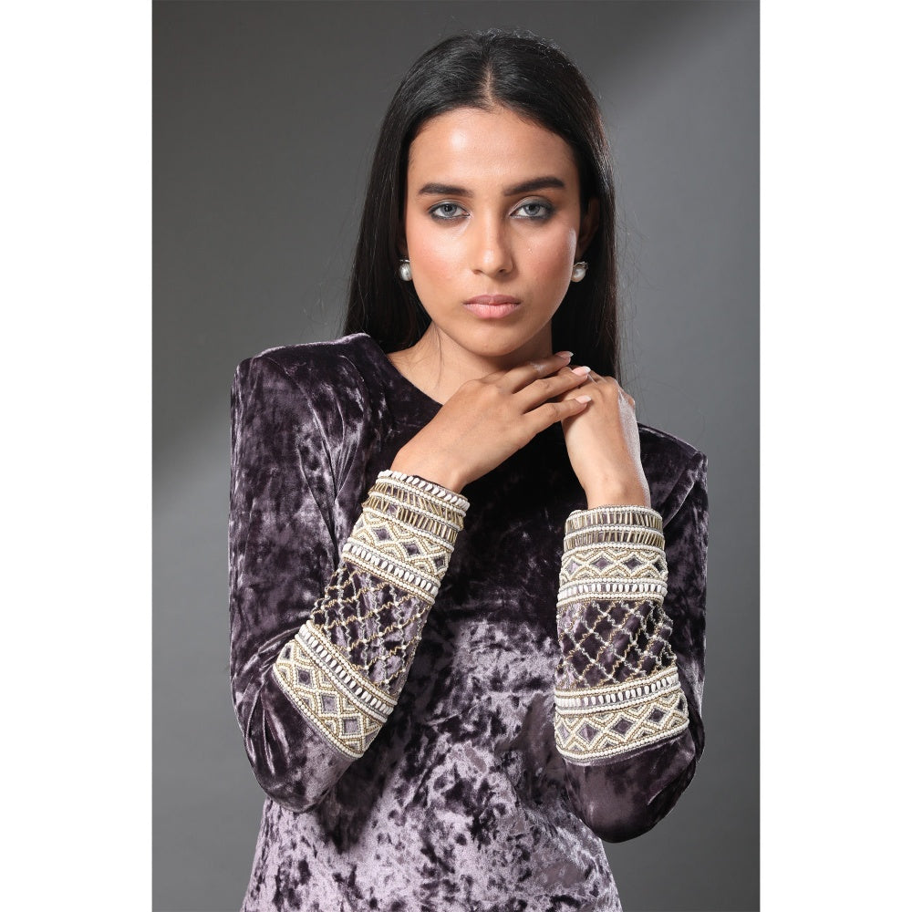 Zeefaa Berlin Mauve Dress