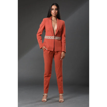 Zeefaa Crease Resistant Italian Moss Trousers