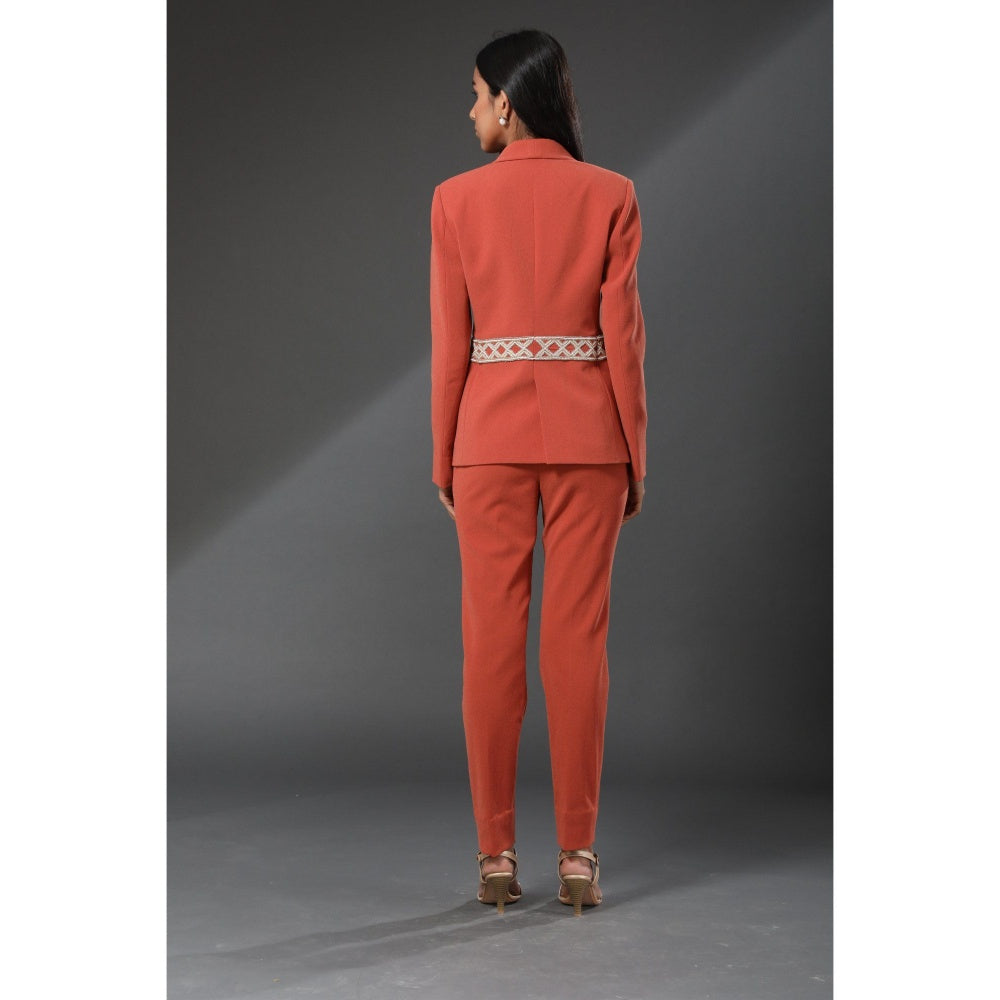 Zeefaa Crease Resistant Italian Moss Trousers