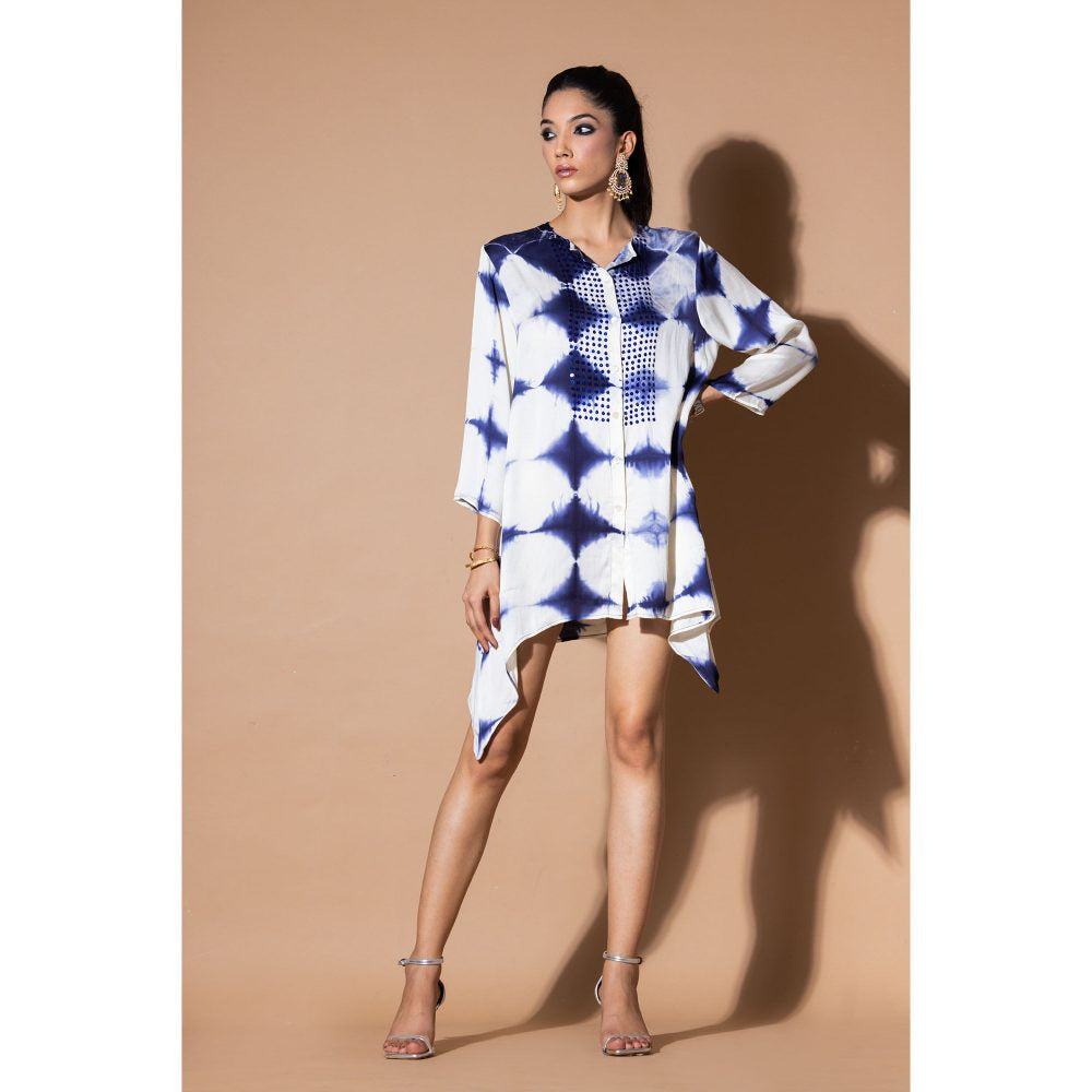 Zeefaa Azure Blue Hour Dress