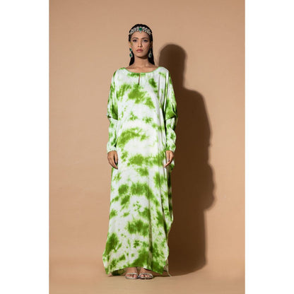 Zeefaa Captivating Tie Dye Kaftan