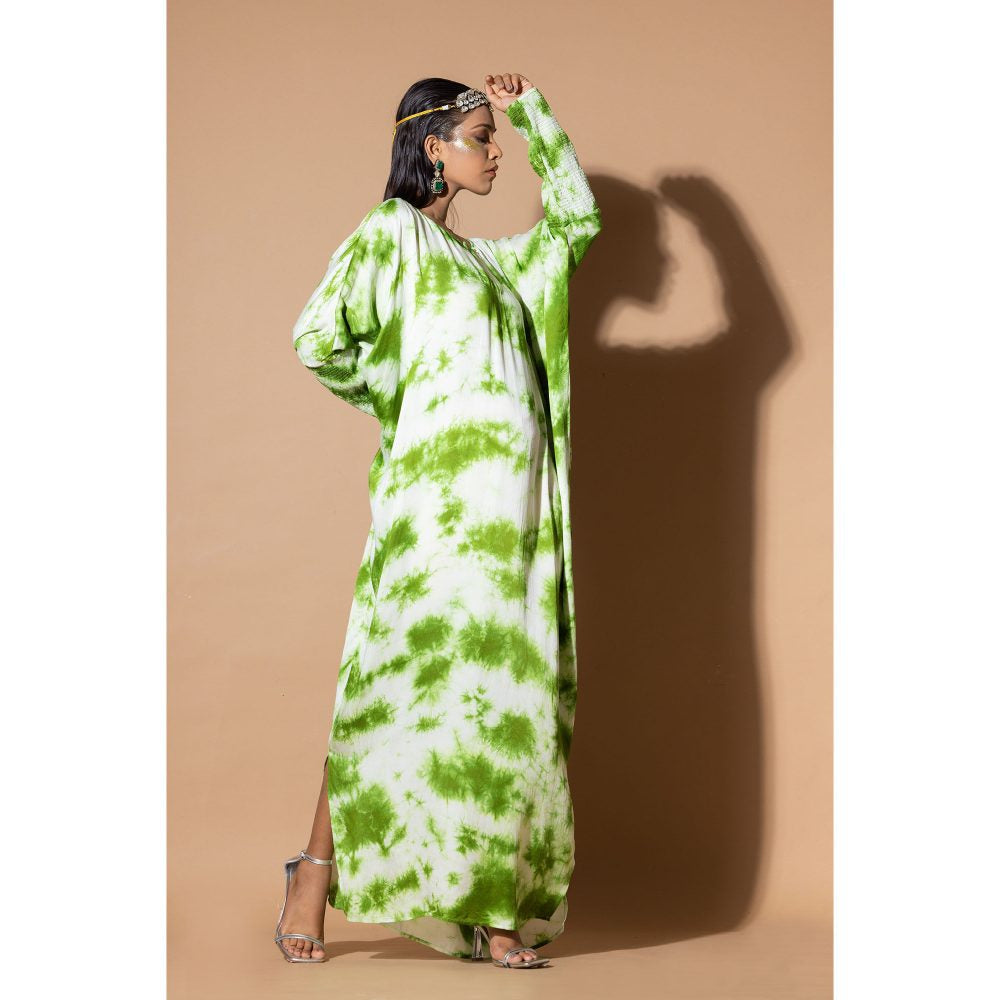 Zeefaa Captivating Tie Dye Kaftan