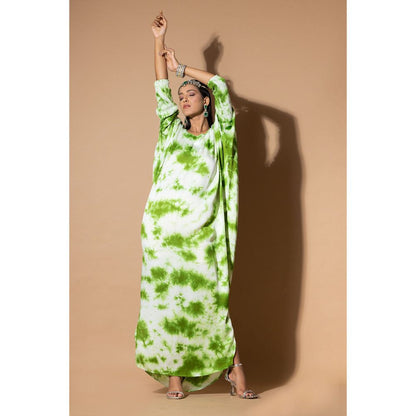 Zeefaa Captivating Tie Dye Kaftan