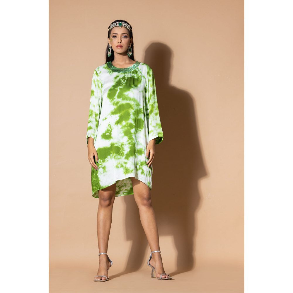 Zeefaa Northern Lights Tie and Dye Dress