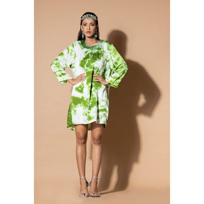 Zeefaa Northern Lights Tie and Dye Dress