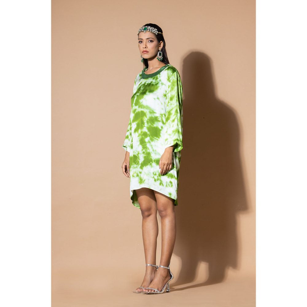 Zeefaa Northern Lights Tie and Dye Dress