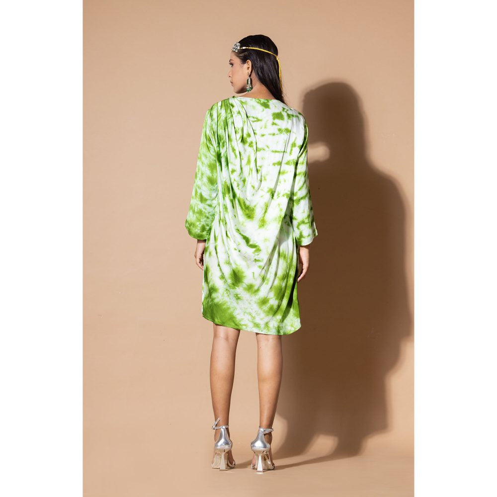 Zeefaa Northern Lights Tie and Dye Dress