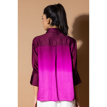 Zeefaa Southern Lights with Silver Stars Shirt