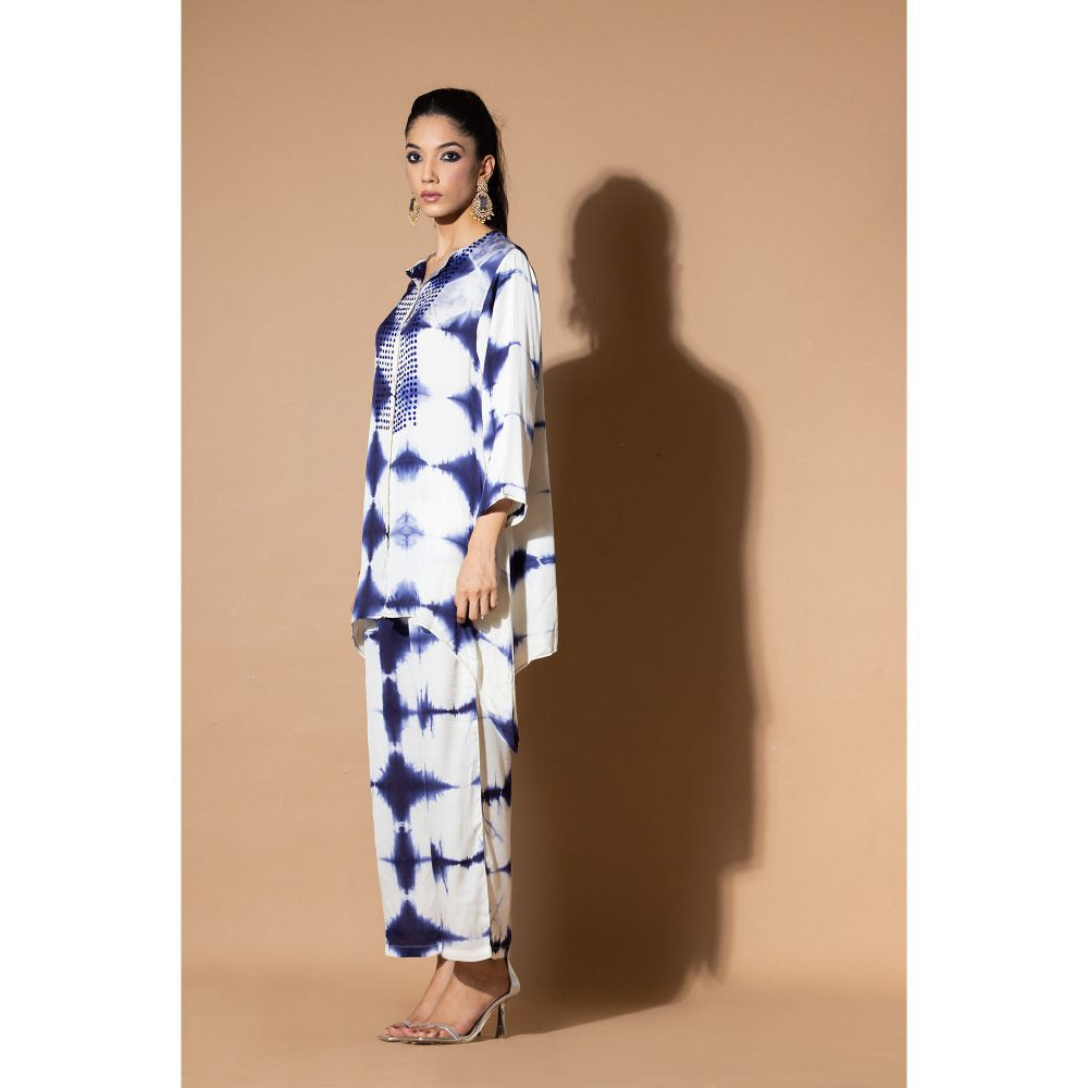 Zeefaa Azure Blue Hour Co-Ord (Set of 2)
