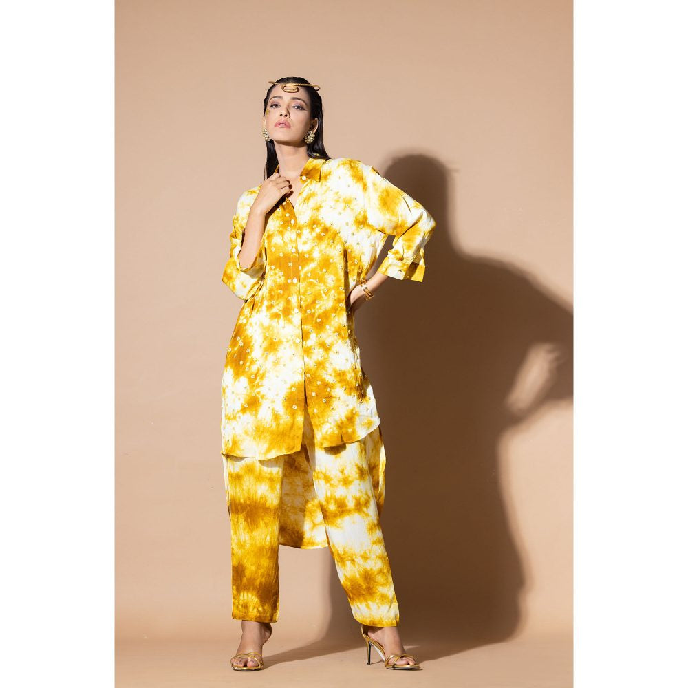 Zeefaa Mustard Magic Hour Co-Ord (Set of 2)