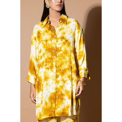 Zeefaa Mustard Magic Hour Co-Ord (Set of 2)