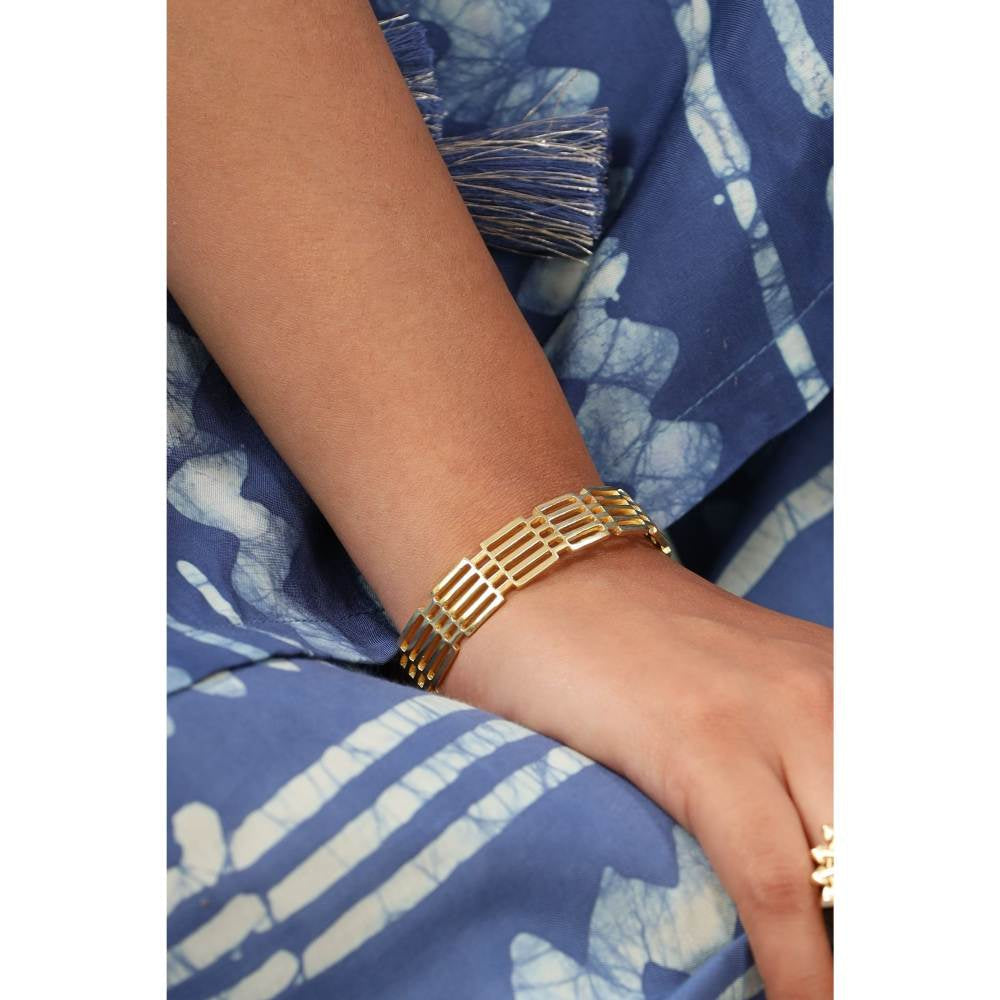 Zurooh Gold and Silver Plated Stacking Everyday Bracelets