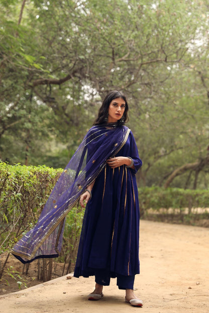 Resham Blue Set