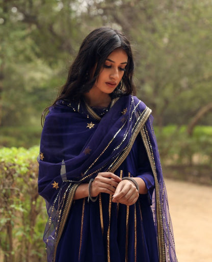 Resham Blue Set
