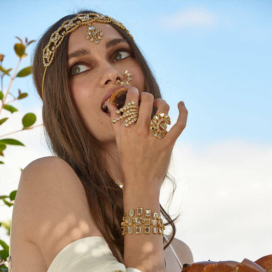 Shiza Mirror Bracelet - Isharya | Modern Indian Jewelry