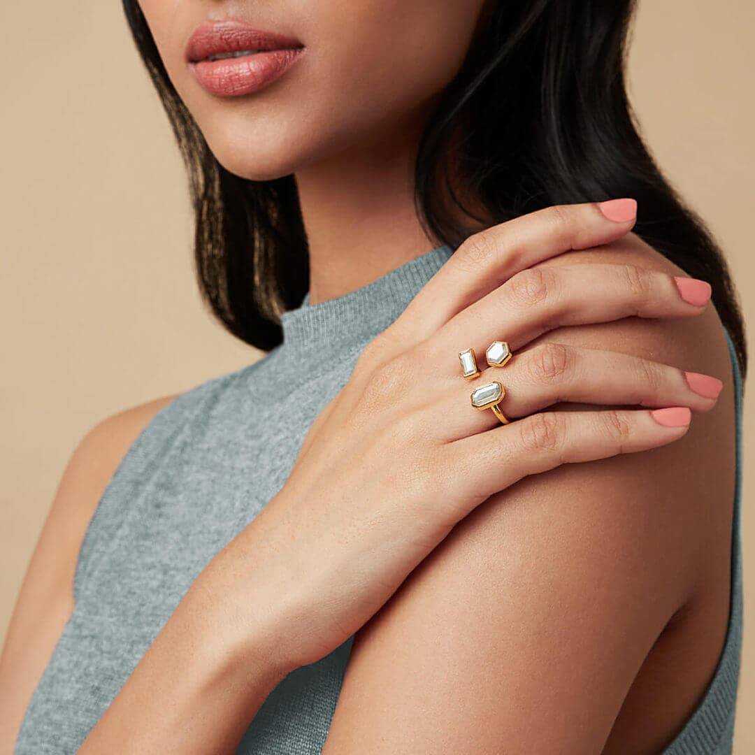 Trinity Ring - Isharya | Modern Indian Jewelry