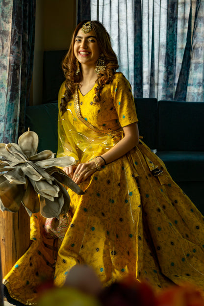 Kashika Kapoor In Aisha Yellow Lehenga Set